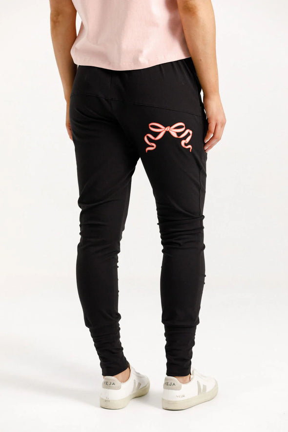 Apartment Pants - Blossom Berry Bow