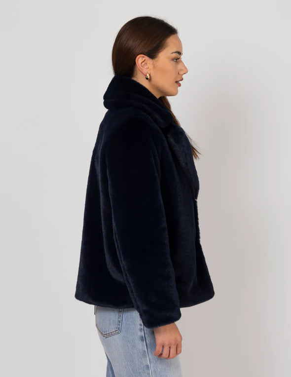 Midnight Blues - Britta Fur Jacket