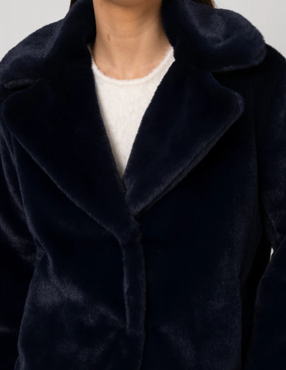 Midnight Blues - Britta Fur Jacket