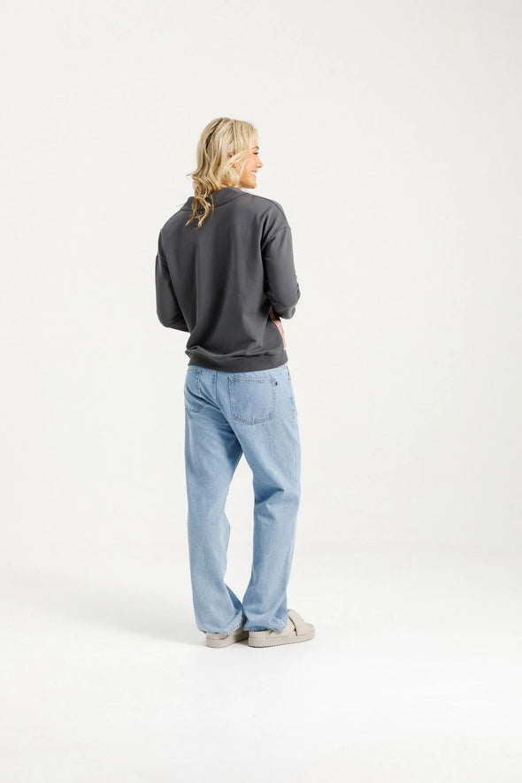 Camilla Collar Crew - Blossom Velvet Ribbon