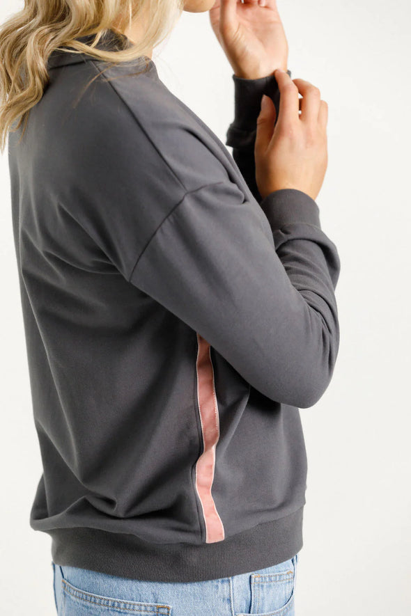Camilla Collar Crew - Blossom Velvet Ribbon