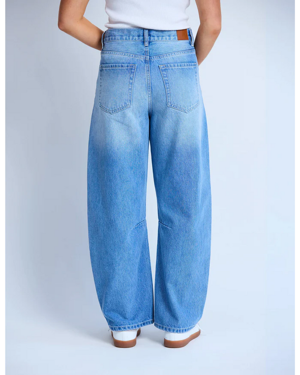 Carson Barrel JeanMid Blue