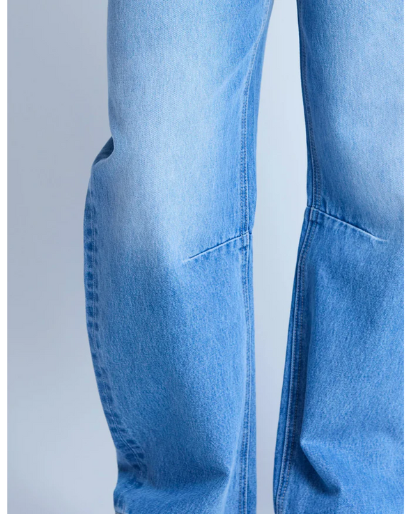 Carson Barrel JeanMid Blue