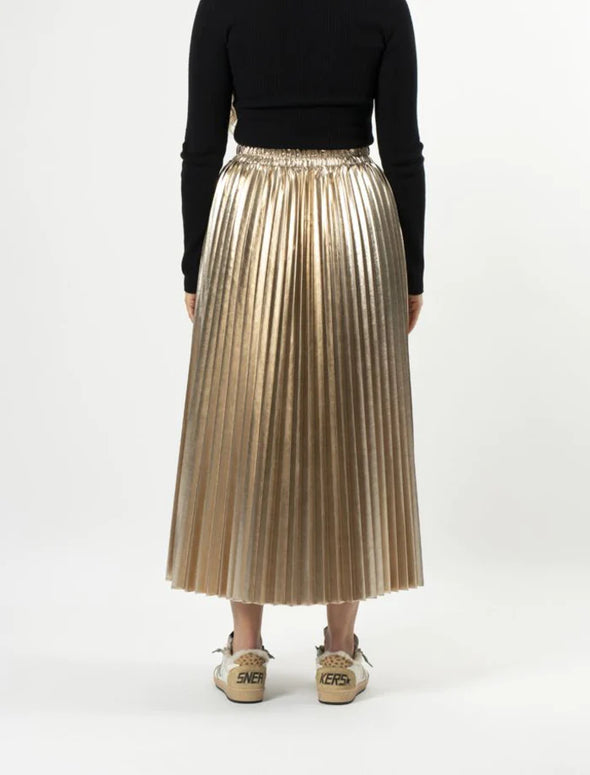 Gold casete skirt