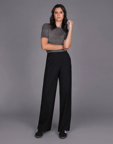Classic wide leg pant