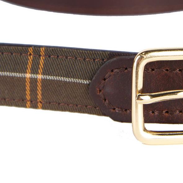 Reversible Belt-Tartan/Brown