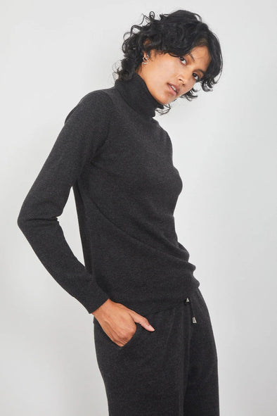 Collette Roll Neck Sweater - Ember