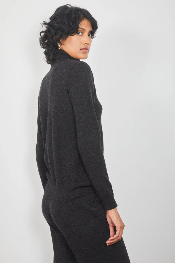 Collette Roll Neck Sweater - Ember