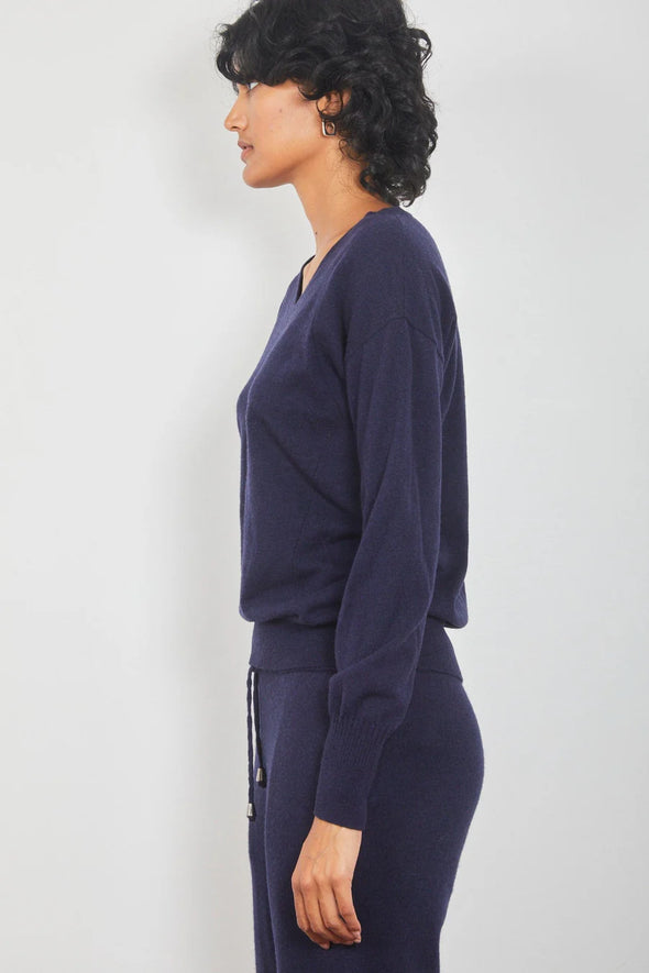 Veeta Vee Neck - Indigo