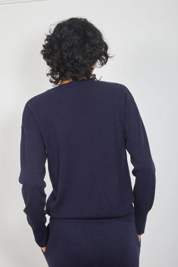 Veeta Vee Neck - Indigo