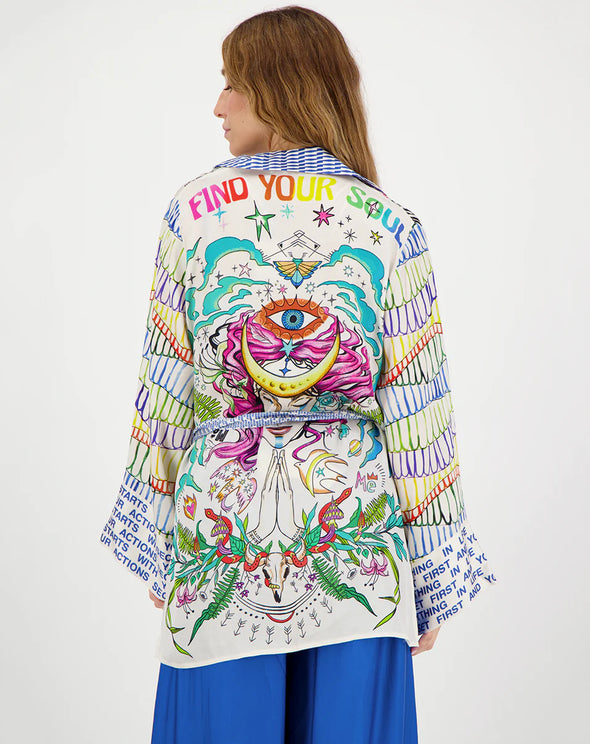 Lucia Kimono Belted Jacket