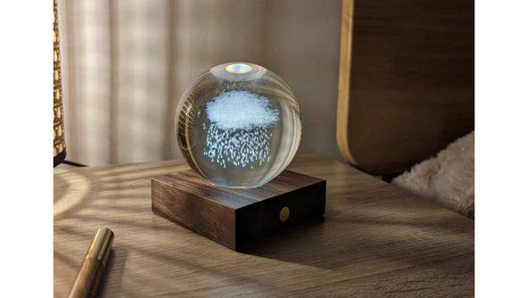 Rain Cloud - 3D Laser Engraved LED Light