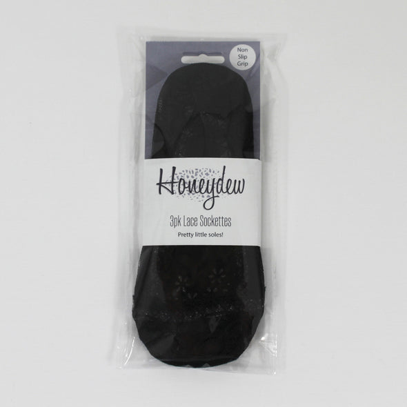 Lace Sockettes 3 Pack