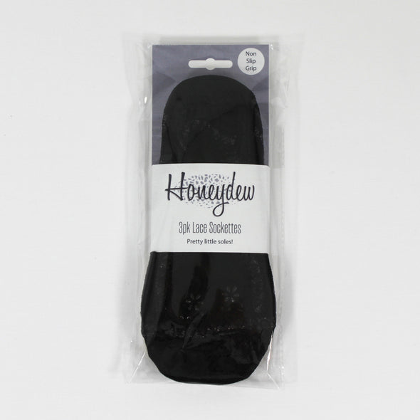 Lace Sockettes 3 Pack