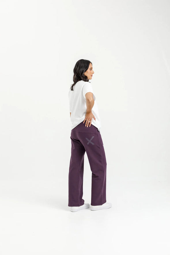 Apartment  Pants - Plum Tonal Matt X