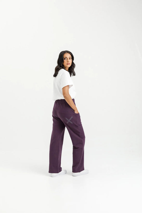 Apartment  Pants - Plum Tonal Matt X