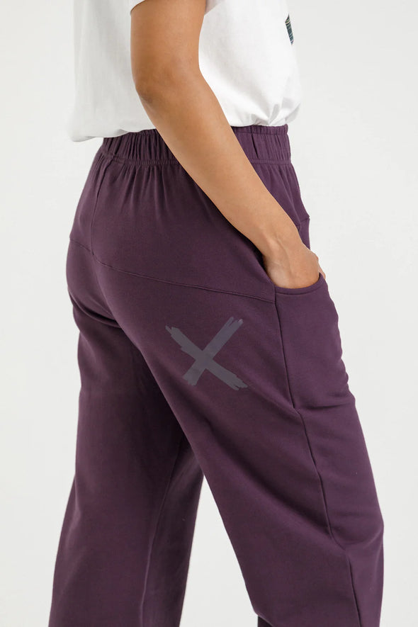 Apartment  Pants - Plum Tonal Matt X