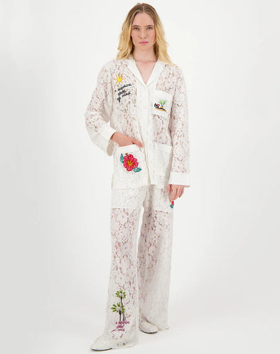 Eli Lace Shirt w Pocket