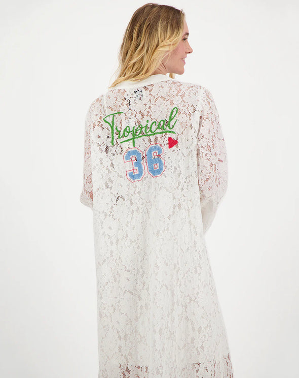 Lily Lace Trench Coat