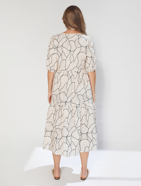 Miyuki Dress Abstract Geo