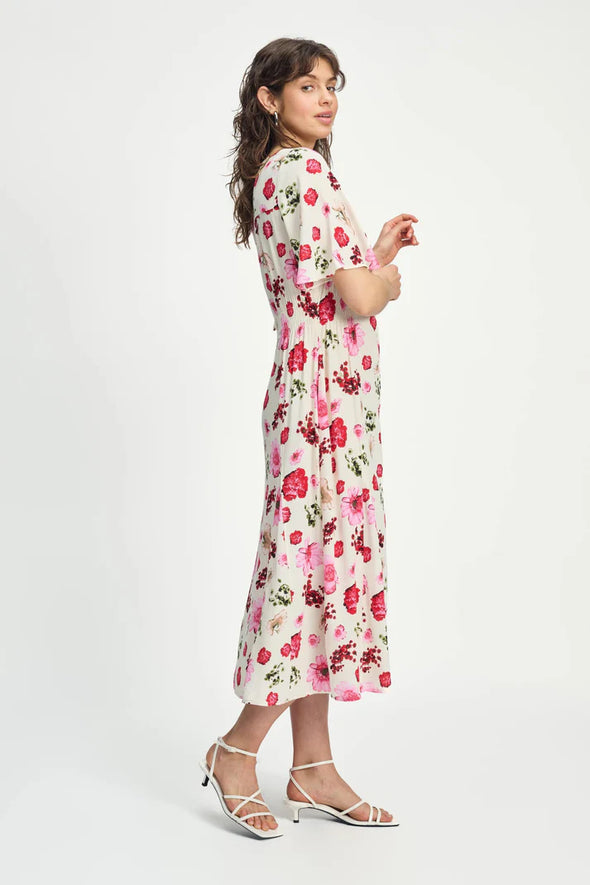 Bouquet Cream Dress