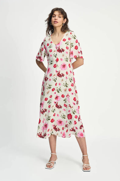 Bouquet Cream Dress