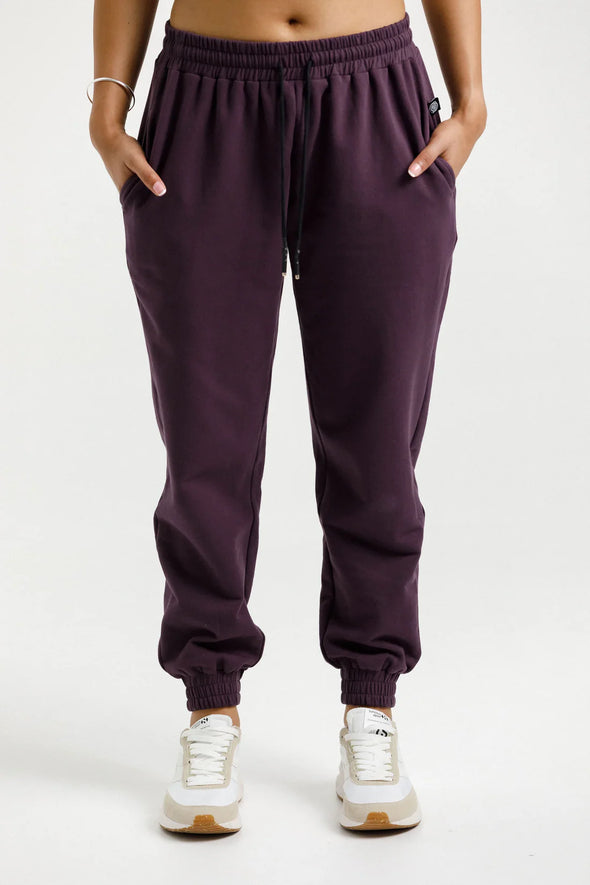 Plum Parker Pants