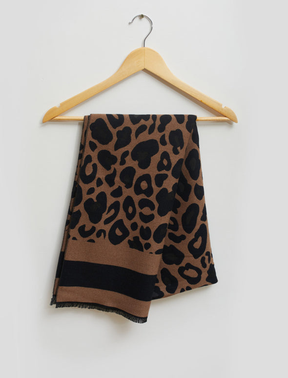 winter leopard scarf 1830