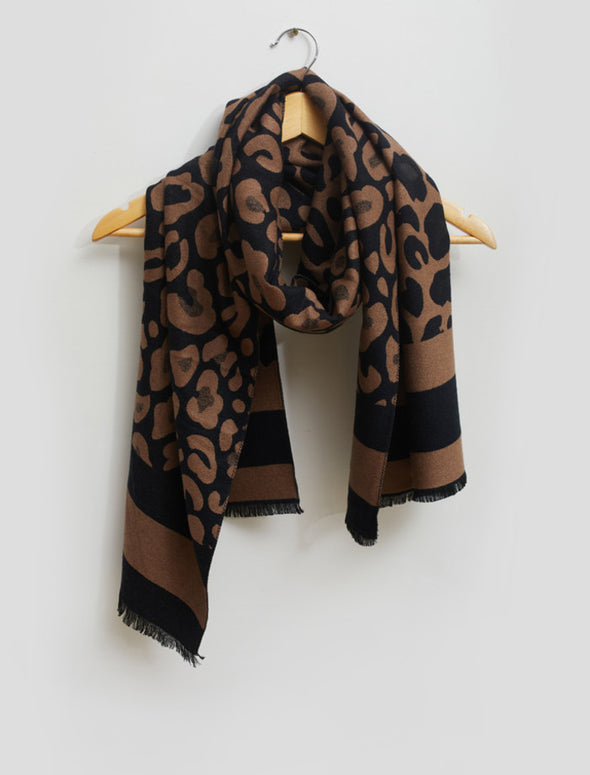 winter leopard scarf 1830