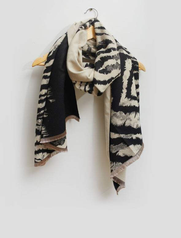 scarf winter zebra 1822