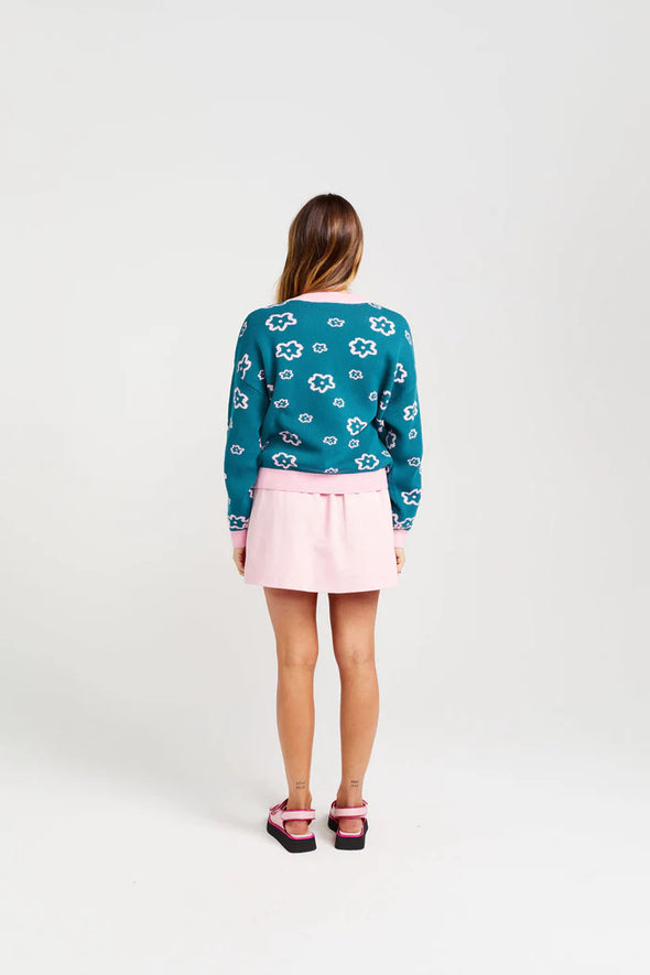 Rosie Jumper-Teal Candy