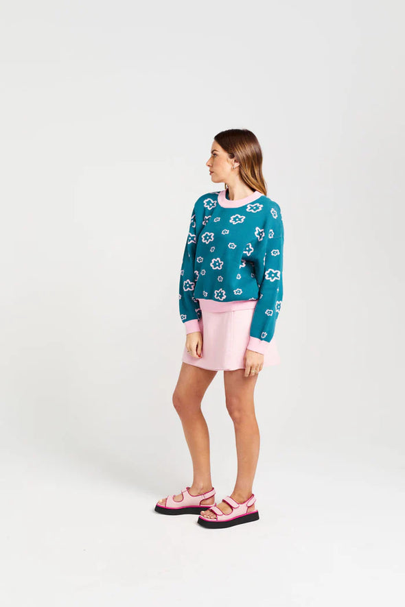 Rosie Jumper-Teal Candy