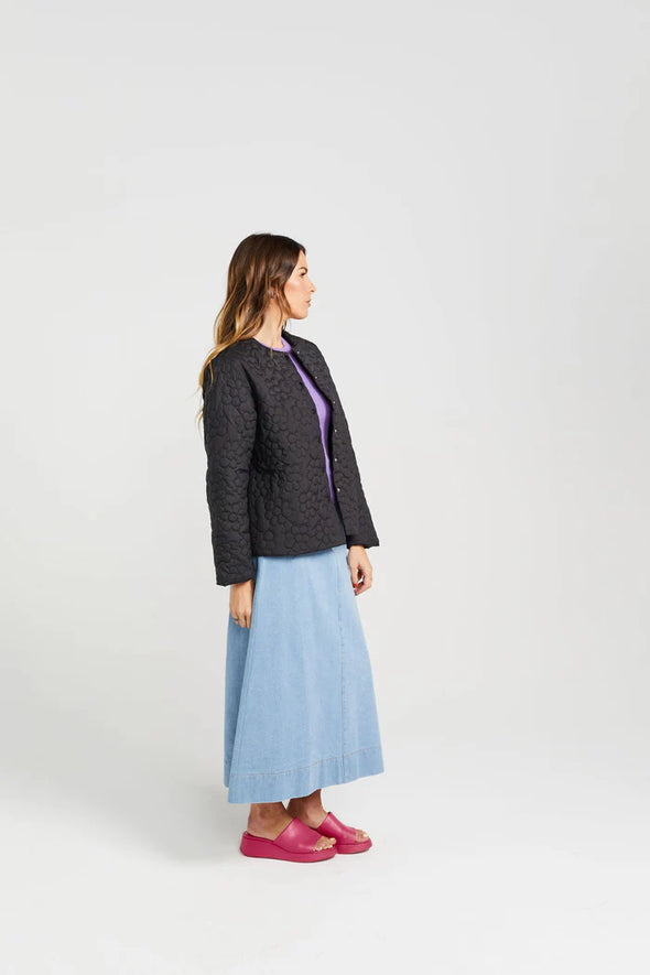 Remark jacket black Flora