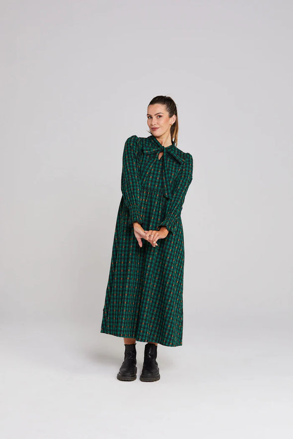 Joyful Dress - Petal Plaid