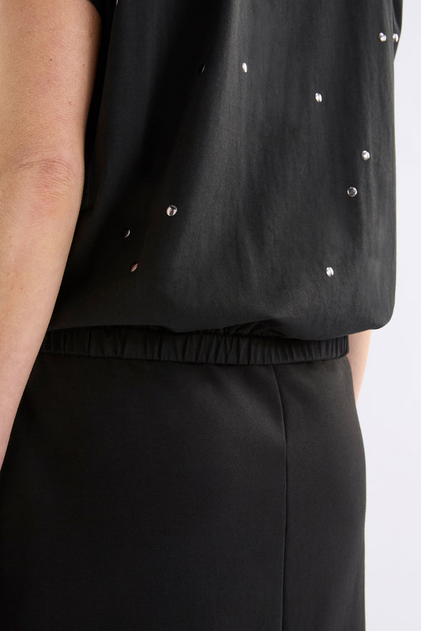 Black stud Tee