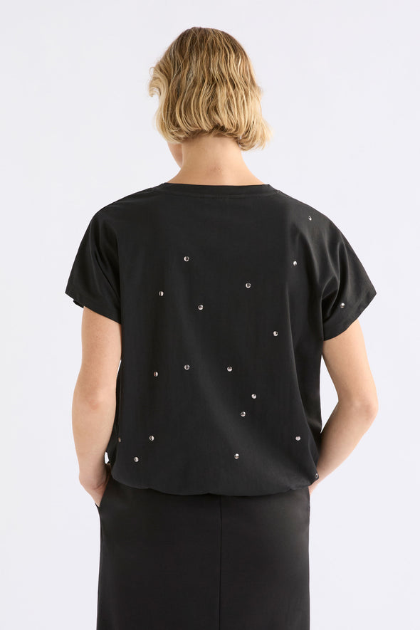 Black stud Tee