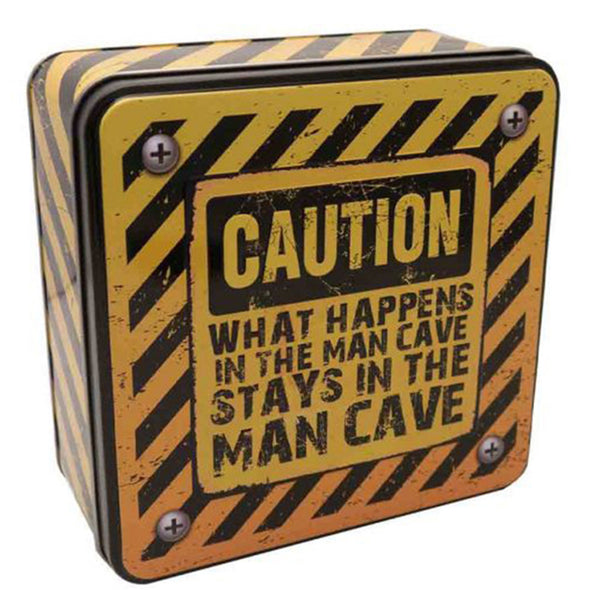 What Happens In The Man Cave Assorted Biscuit Tin