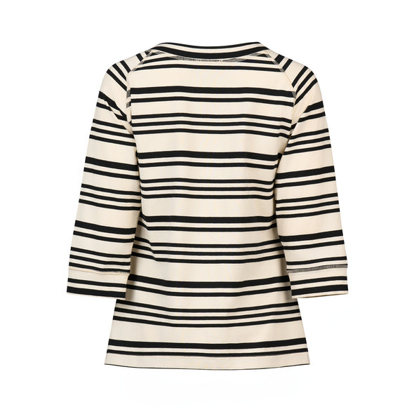 Boat Neck 3/4 Sleeve Top |4381