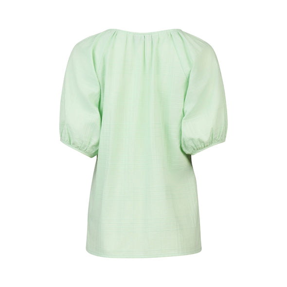 Plain V Neck Top Floaty Sleeve | 4454