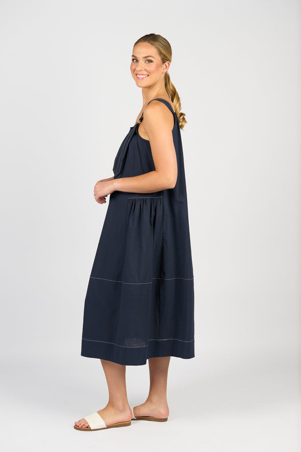 Sleeveless Balloon Dress | 6115