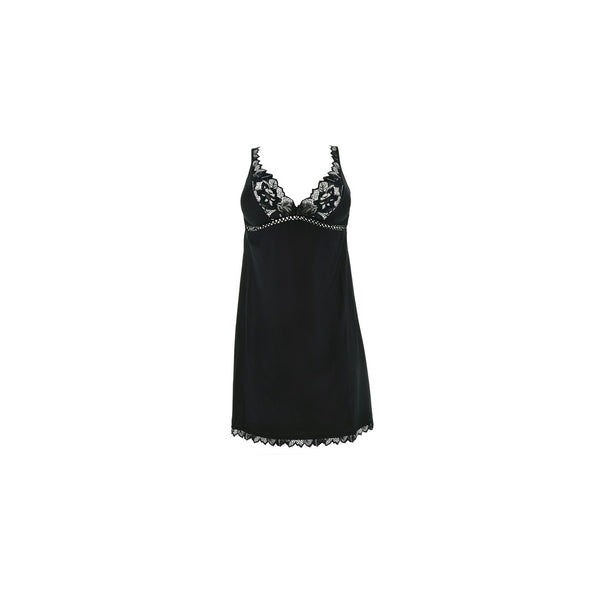 Arum Lace Nightdress -Black