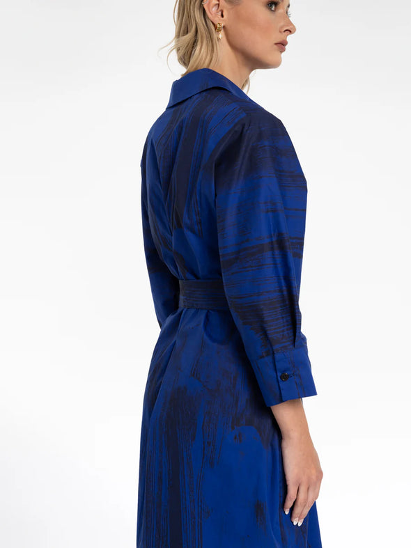 Expectations print  shirt Dress