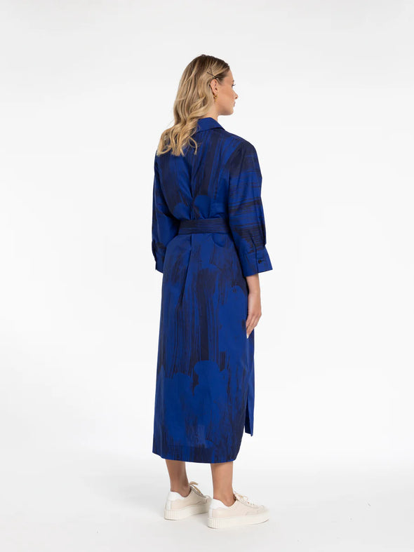 Expectations print  shirt Dress