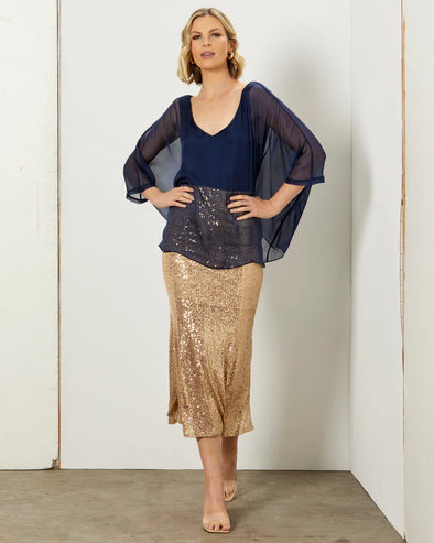Fever silk top