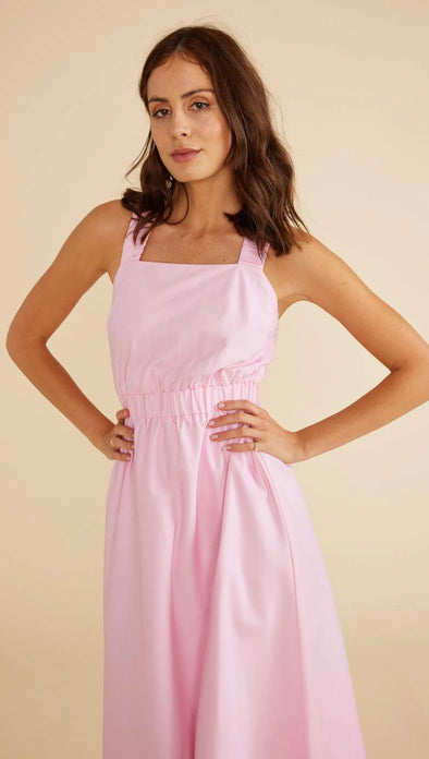 Everly cross back dress