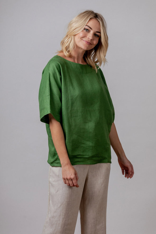 Theresa linen top