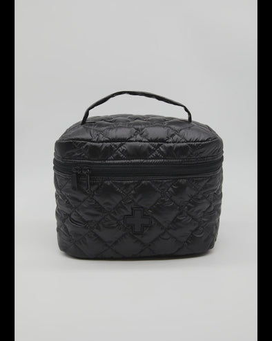 Quilted make up bag