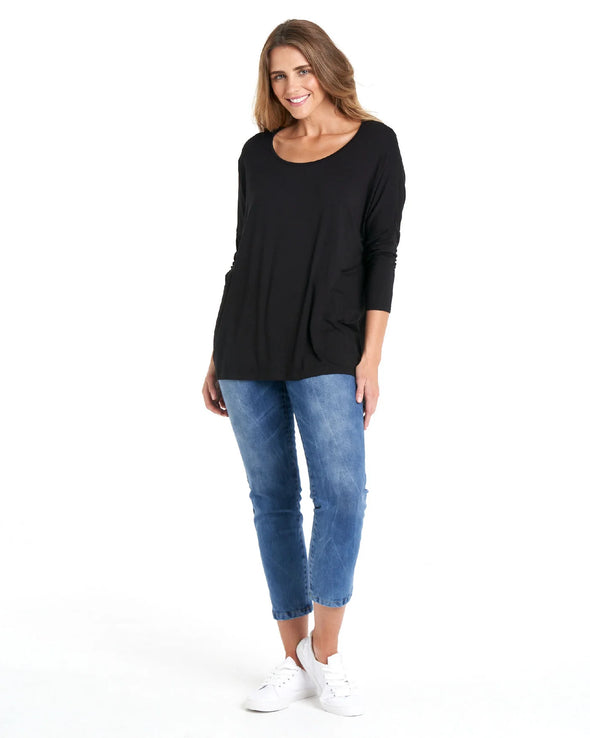 Milan 3/4 sleeve top