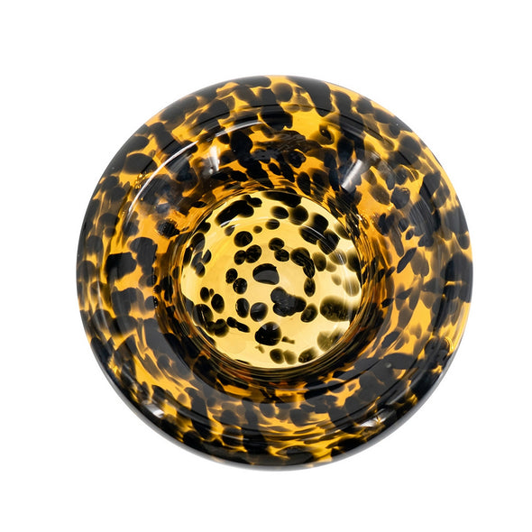Glass Leopard Bowl