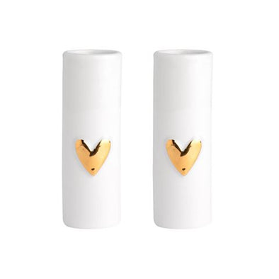 Mini Vase - Gold Heart set/2
